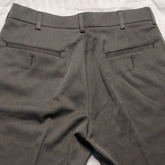 Structure Slim Fit Men's Heather Grey Flat Front Dress Pants 30x30 - Picture 10 of 11